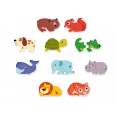 PUZZLE DUO ANIMALES 2