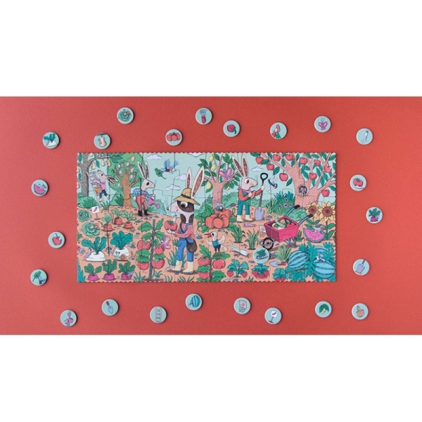 PUZZLE LOOK & FIND RABBIT´S GARDEN  DE LONDJI
