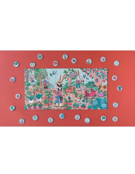 PUZZLE LOOK & FIND RABBIT´S GARDEN  DE LONDJI