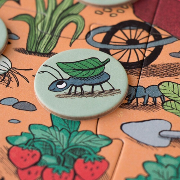 PUZZLE LOOK & FIND RABBIT´S GARDEN  DE LONDJI