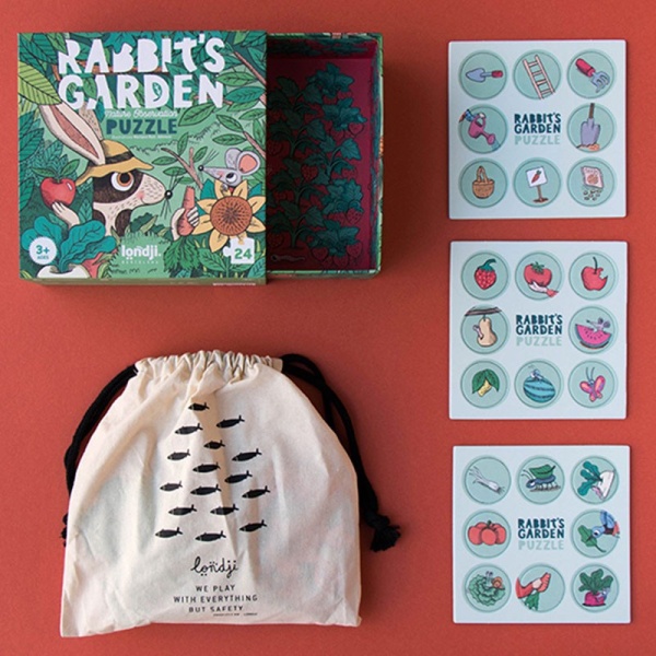 PUZZLE LOOK & FIND RABBIT´S GARDEN  DE LONDJI