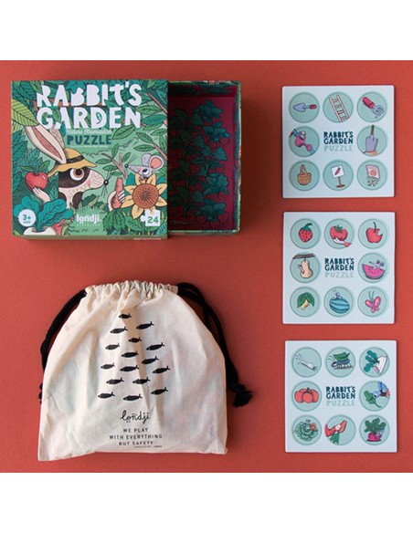 PUZZLE LOOK & FIND RABBIT´S GARDEN  DE LONDJI