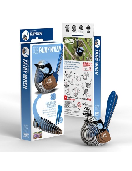 PUZZLE EUGY 3D FAIRY WREN