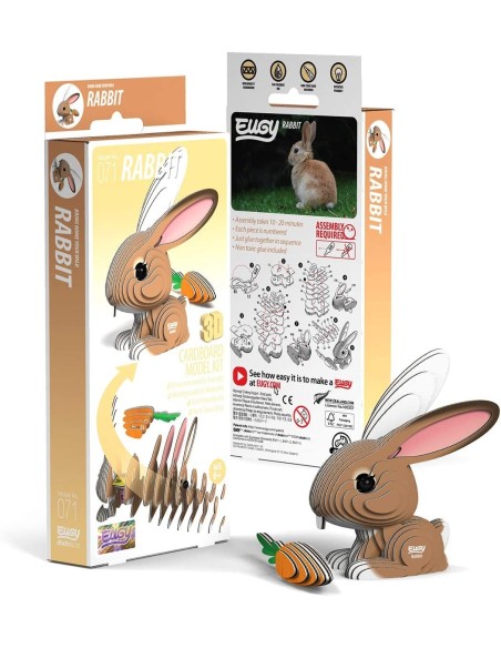 PUZZLE EUGY 3D  RABBIT