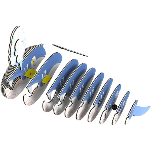 PUZZLE EUGY 3D BLUE WHALE