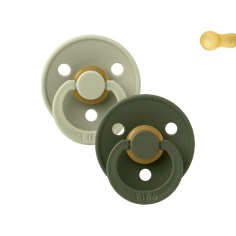 CHUPETE PACIFIER ROUND SAGE/HUNTER GREEN