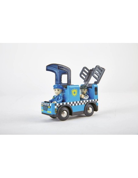 COCHE DE POLICÍAS CON SIRENA HAPE