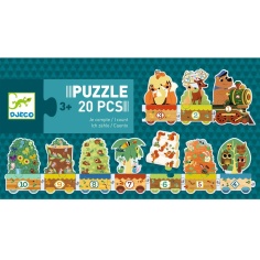 PUZZLE CONTAR ANIMALES DJECO