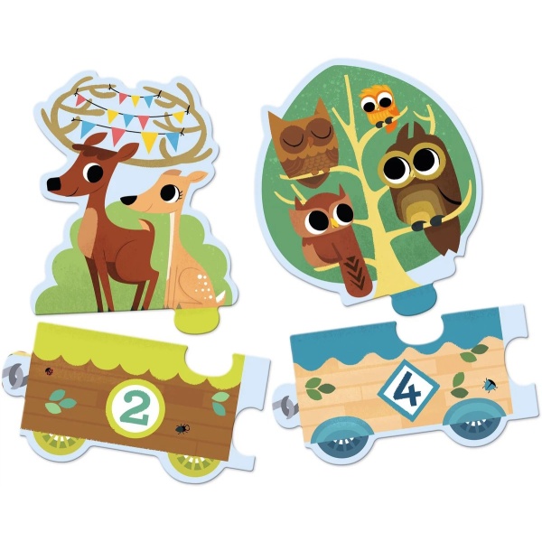 PUZZLE CONTAR ANIMALES DJECO