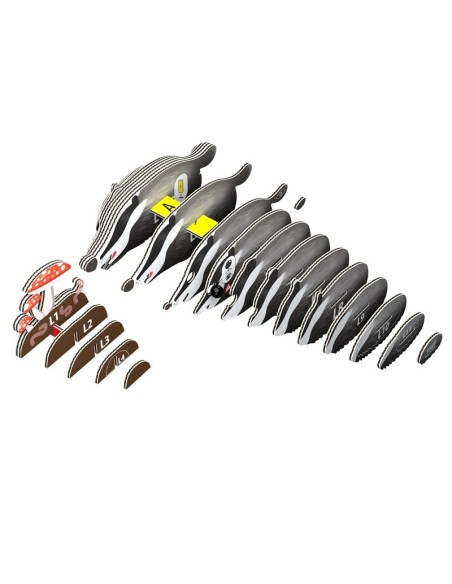 PUZZLE EUGY 3D BADGER