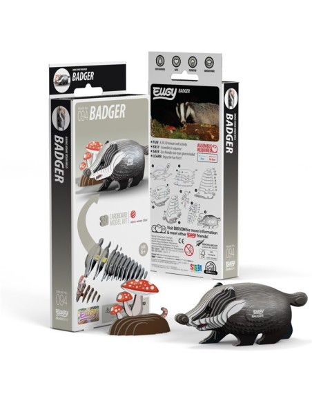 PUZZLE EUGY 3D BADGER