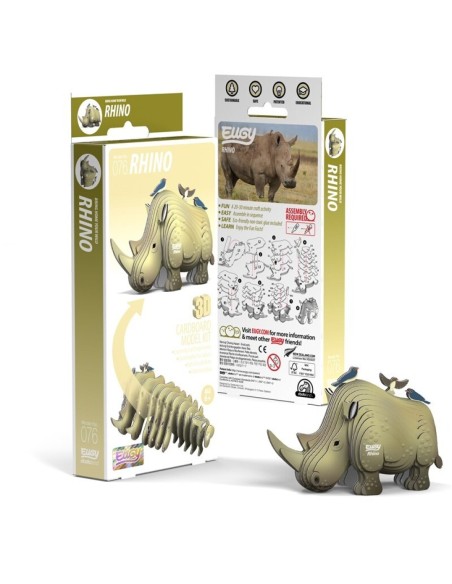 PUZZLE EUGY 3D RINOCERONTE