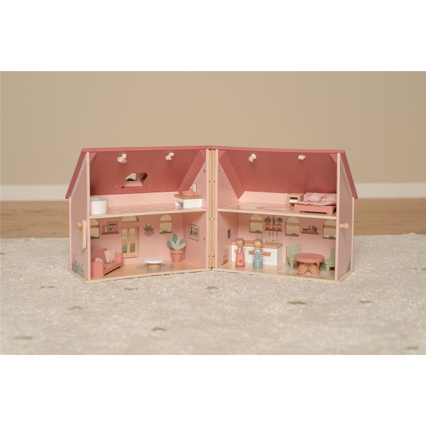 CASA DE MUÑECAS PORTABLE DE LITTLE DUTCH