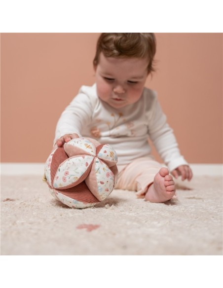 PELOTA MONTESORI FLORES Y MARIPOSAS LITTLE DUTCH