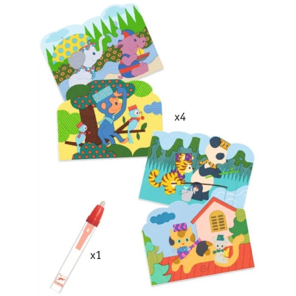 COLOREA MÁGICO ESCONDIDO EN EL BOSQUE DJECO