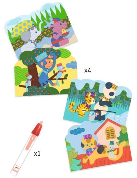 COLOREA MÁGICO ESCONDIDO EN EL BOSQUE DJECO