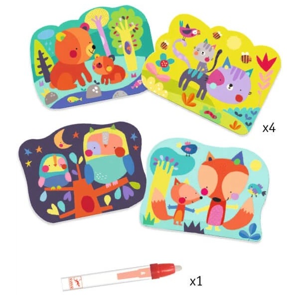 COLOREA MÁGICO ESCONDIDO EN EL BOSQUE DJECO