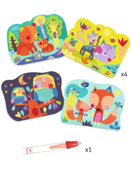 COLOREA MÁGICO ESCONDIDO EN EL BOSQUE DJECO