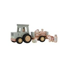 TRACTOR CON REMOLQUE LITTLE FARM DE LITTLE DUTCH