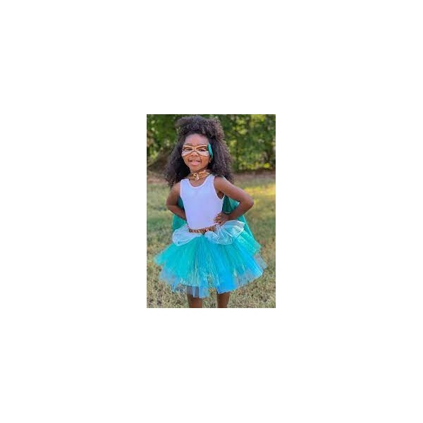 DISFRAZ SUPER-DUPER SET COBRE Y TURQUESA