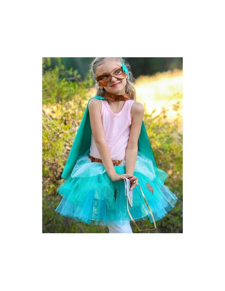 DISFRAZ SUPER-DUPER SET COBRE Y TURQUESA