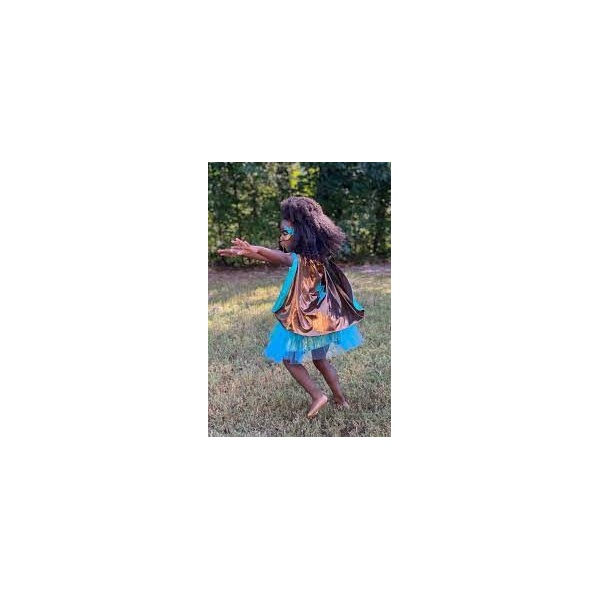 DISFRAZ SUPER-DUPER SET COBRE Y TURQUESA