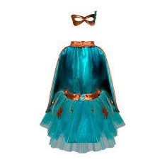 DISFRAZ SUPER-DUPER SET COBRE Y TURQUESA