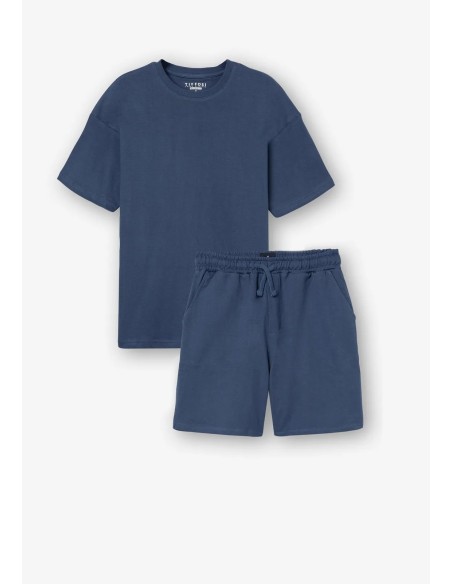 PACK CAMISETA Y BERMUDAS SALLES EN AZUL DE TIFFOSI