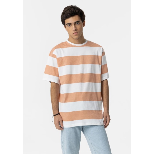 CAMISETA SAMI RAYAS NARANJA DE TIFFOSI