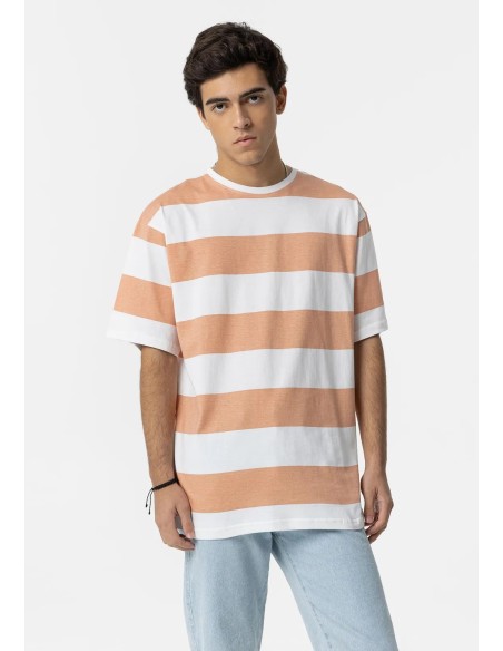 CAMISETA SAMI RAYAS NARANJA DE TIFFOSI