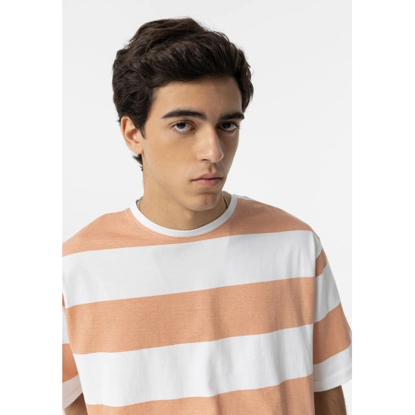 CAMISETA SAMI RAYAS NARANJA DE TIFFOSI