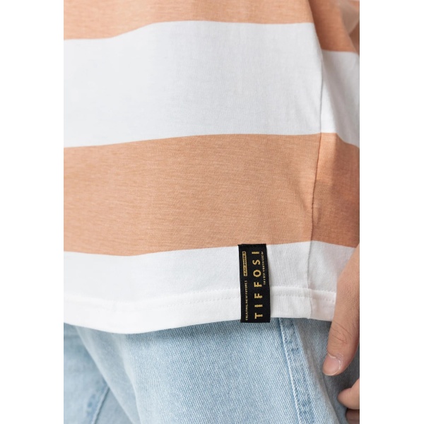 CAMISETA SAMI RAYAS NARANJA DE TIFFOSI