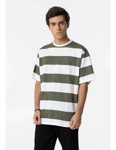 CAMISETA SAMI RAYAS VERDE DE TIFFOSI
