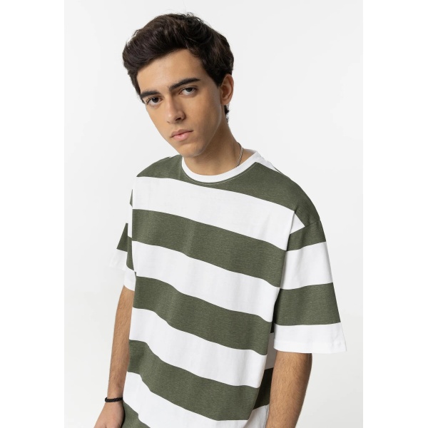 CAMISETA SAMI RAYAS VERDE DE TIFFOSI