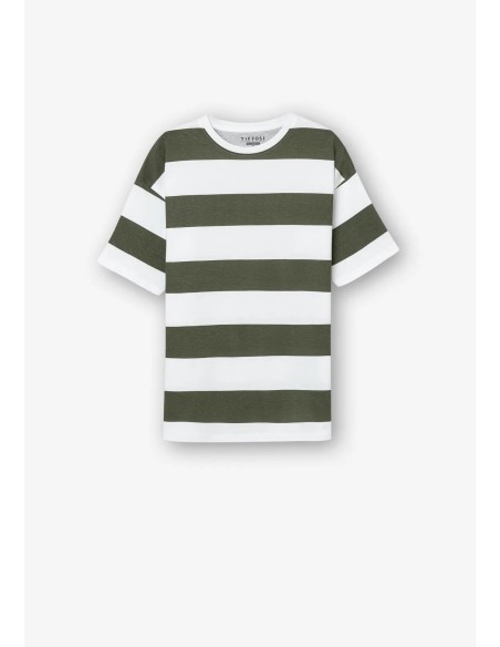 CAMISETA SAMI RAYAS VERDE DE TIFFOSI