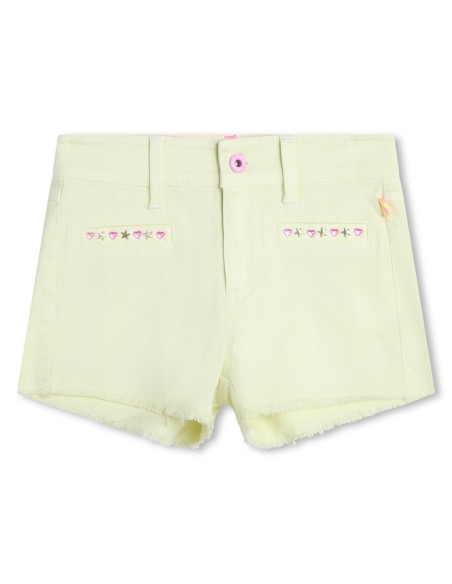 SHORT NIÑA BILLIEBLUSH AMARILLO FLECOS