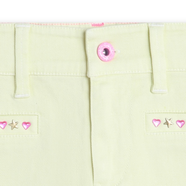 SHORT NIÑA BILLIEBLUSH AMARILLO FLECOS