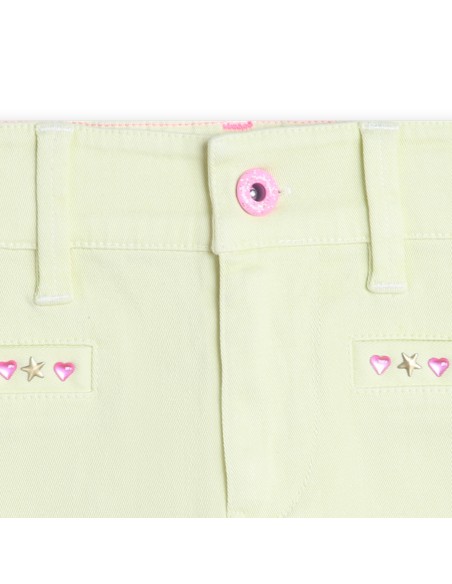 SHORT NIÑA BILLIEBLUSH AMARILLO FLECOS