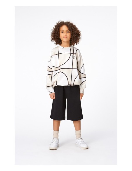 PANTALÓN CORTO NIÑO MOLO ADD BLACK