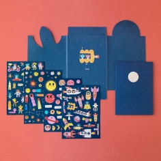 SPACE STICKERS 2