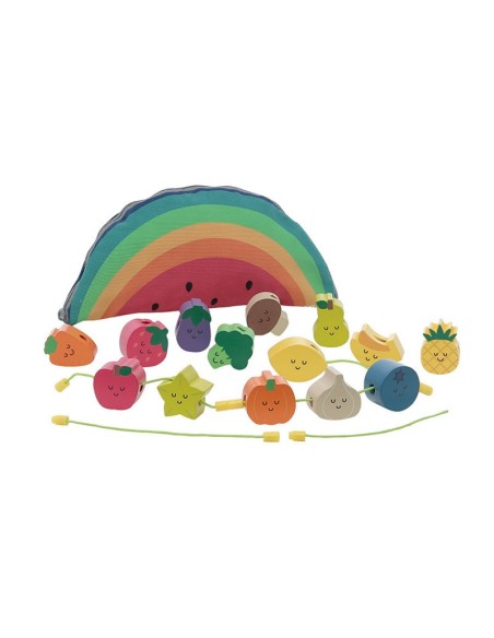 TUTTI FRUTTI: CUENTAS DE MADERA PARA ENSARTAR