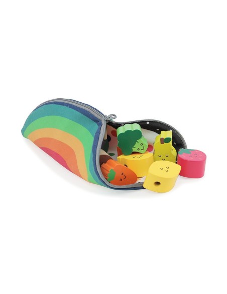 TUTTI FRUTTI: CUENTAS DE MADERA PARA ENSARTAR