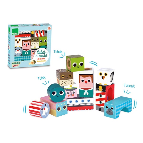 CUBOS SONOROS DE MADERA