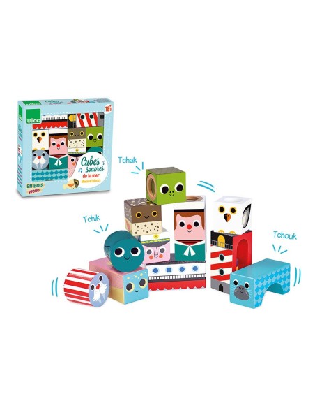 CUBOS SONOROS DE MADERA