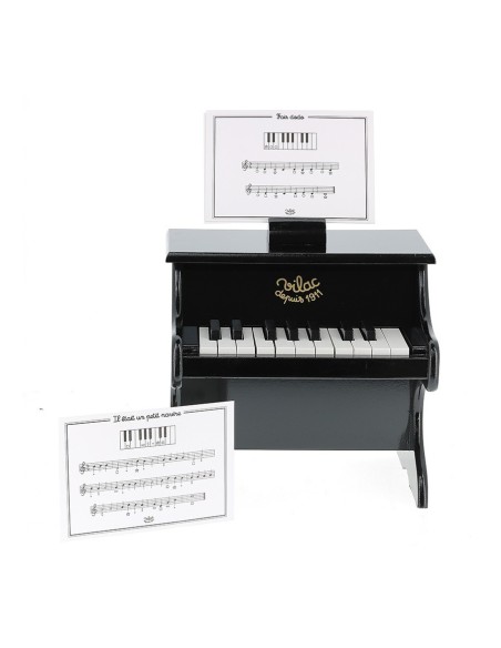 PIANO NEGRO DE MADERA