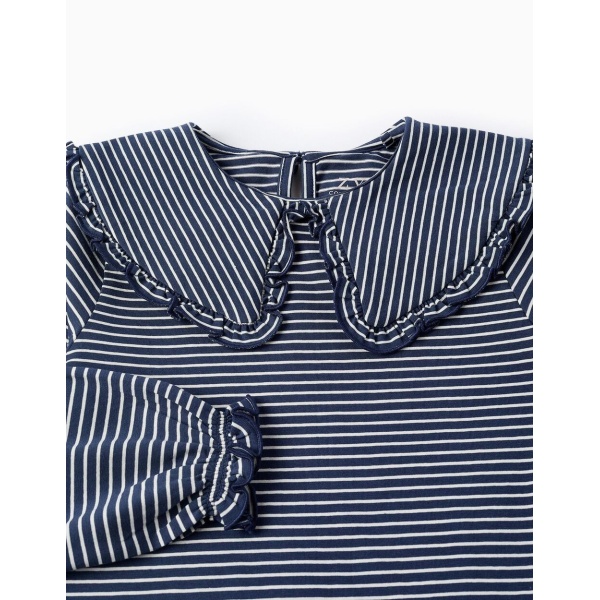 CAMISETA MANGA LARGA A RAYAS