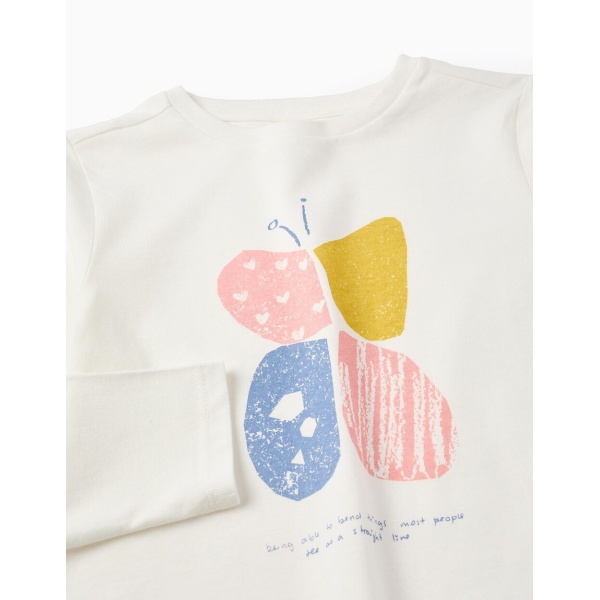 CAMISETA MANGA LARGA `MARIPOSA´