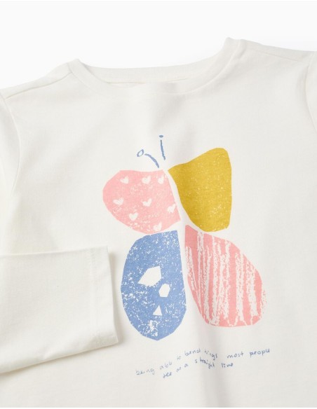 CAMISETA MANGA LARGA `MARIPOSA´