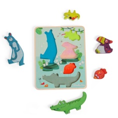 PUZZLE SENSORIAL `LA JUNGLA´ 2