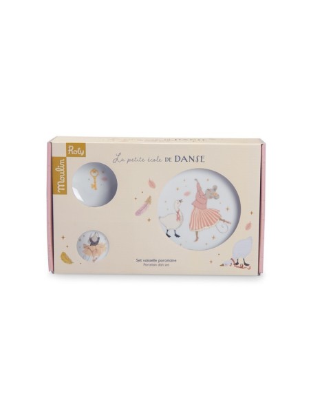 CONJUNTO VAJILLA DE PORCELANA `PETITS LAPINS´